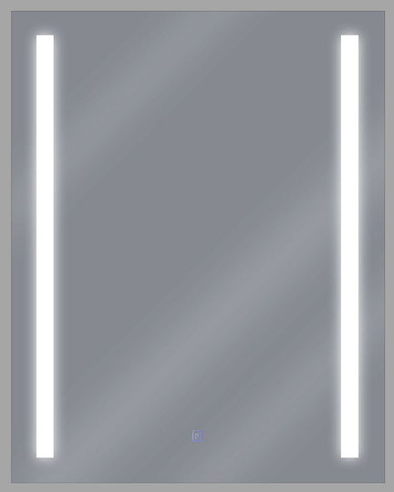 LED стенно огледало 60 x 80 см сребристо Martinet