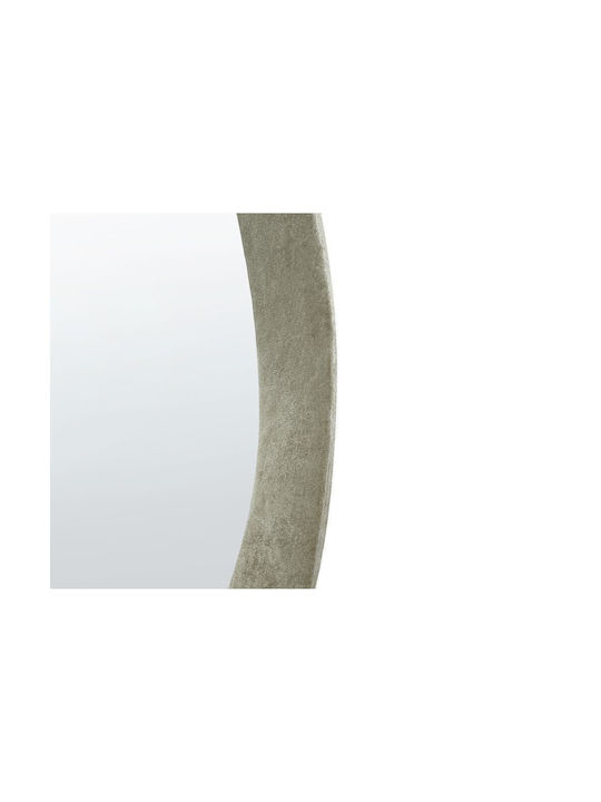 Velvet Wall Mirror 90 Cm Olive Lenax