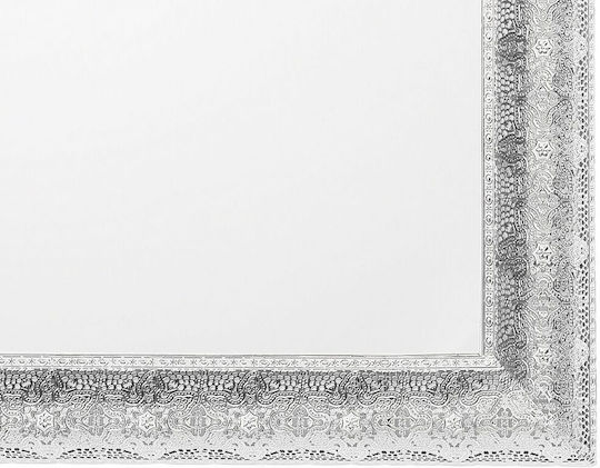 Silver Wall Mirror 65 Cm Cavan