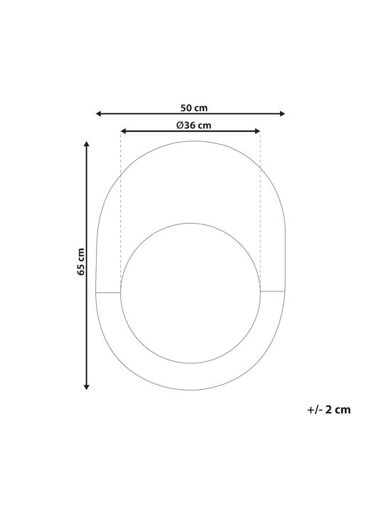 Wall Mirror 65 Cm Rose Gold Rety