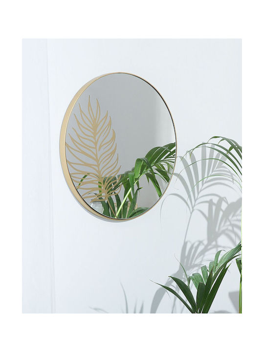 Wall Mirror 57 Cm Gold Sauvie