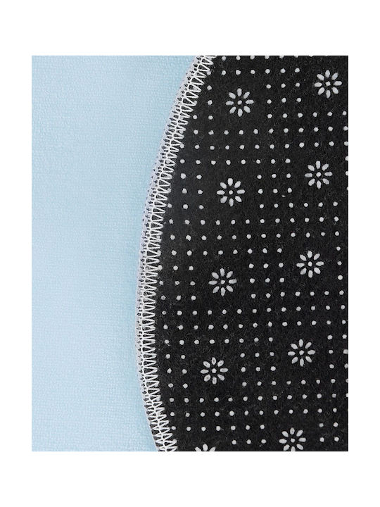 Children's Cloud-shaped Rug 90 X 120 Cm Blue Cumulus