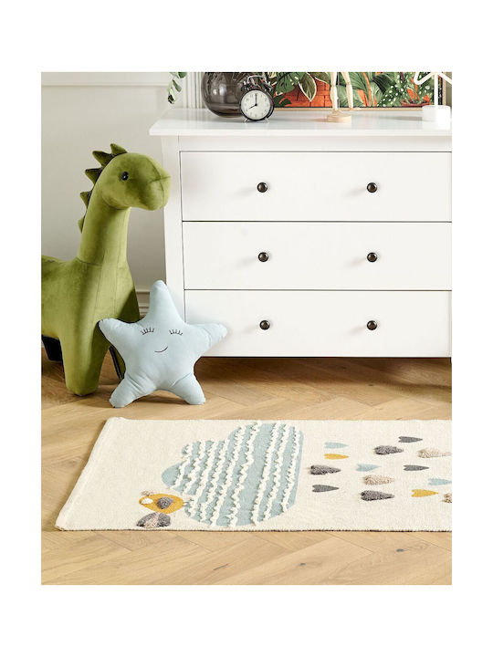 Multicolored Cotton Children's Rug 80 X 150 Cm Blang