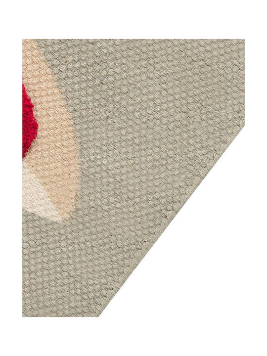 Cotton Children's Rug Giraffe Motif 80 X 150 Cm Multicolored Sakubo