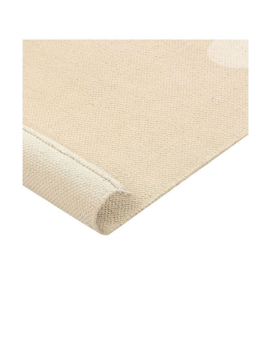 Cotton Children's Rug Bear Motif 80 X 150 Cm Beige Simau