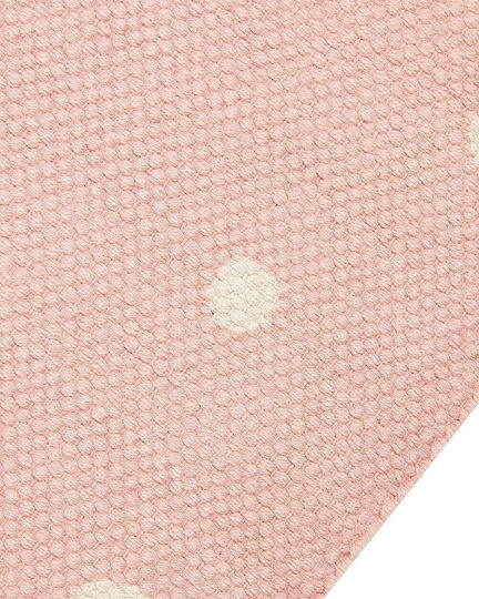 Cotton Children's Rug Penguin Motif 80 X 150 Cm Pink Pengkol