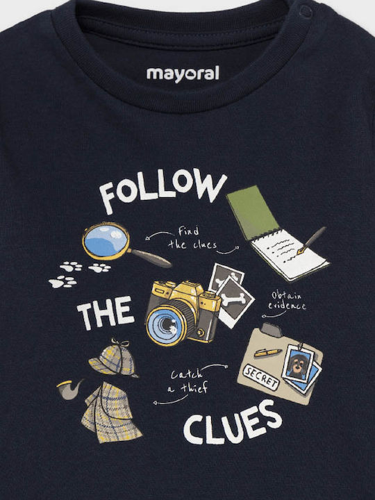 Mayoral Set of Kids Blouses Blue-Green