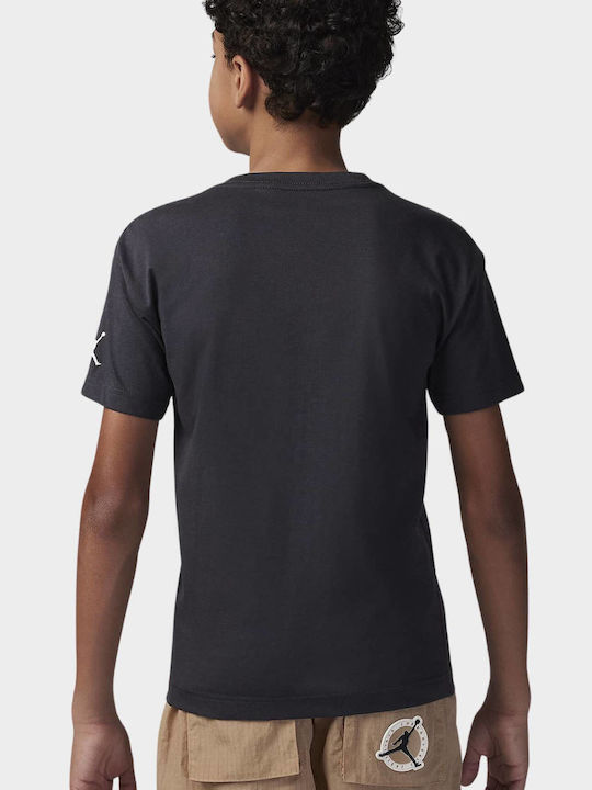 Kinder-T-Shirt Schwarz Hoop Style