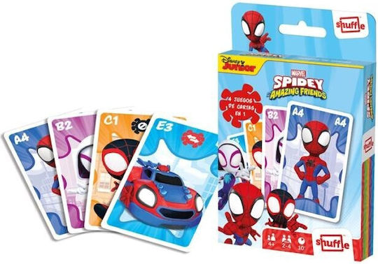 Board Game Spidey for 2-4 Players 4+ Years Old (EN) Shuffle