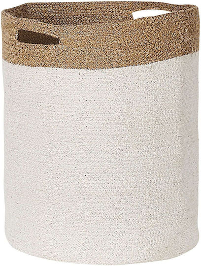 Set 2 Weiße Baumwollkörbe Beige Kardh