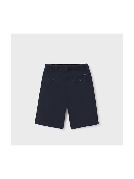 Mayoral Kids Fabric Shorts Navy Blue