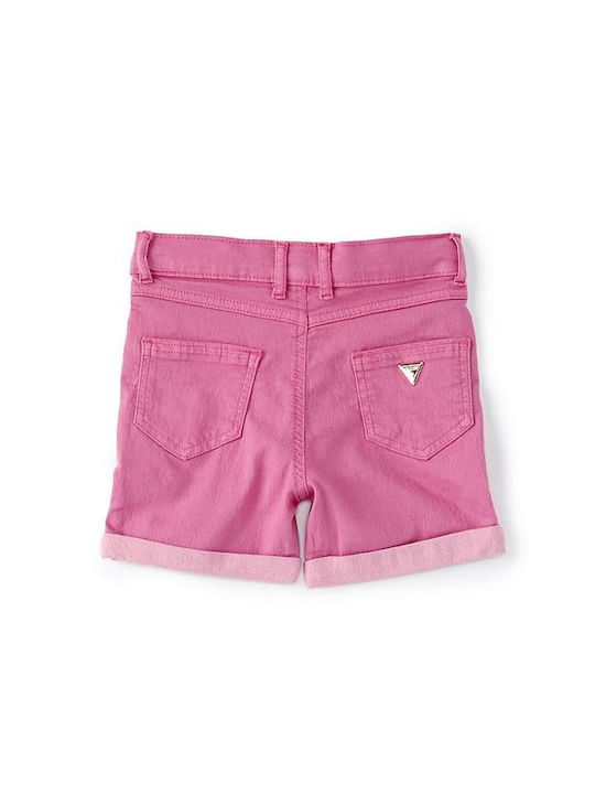 Guess Kids Shorts/Bermuda Denim Shorts Bull Denim Pink