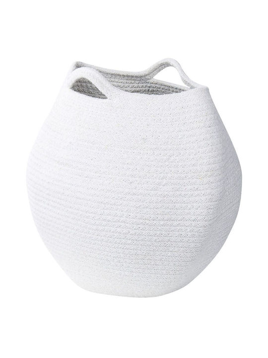 Set 2 Coșuri din Bumbac Alb Panjgur