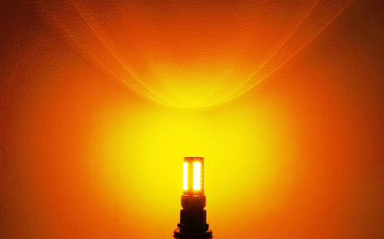 LED 7440 W21W 12V 17W Canbus Blinkleuchte USA Orange