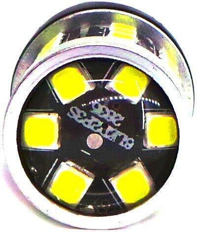 LED 7440 W21W 12-24V Canbus 1400lm Weiße Glühbirne mit Linse