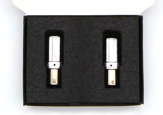 Led Bulbs 2x Py21w Bau15s 12-24v Canbus Orange Premium