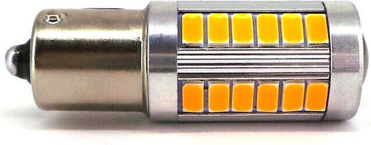 Led Bau15s Py21w 12-24v 17w Canbus Orange