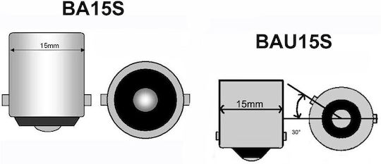 Led Bau15s Py21w 12-24v 17w Canbus