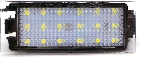 Nissan Renault Mercedes Fiat Led Registration Lamps 2 Pcs