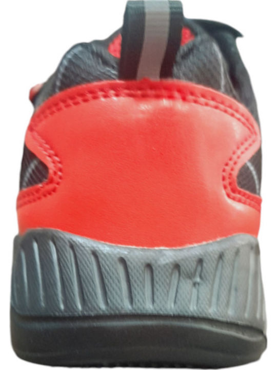 Spider Kids Sneakers with Scratch & Lights Black
