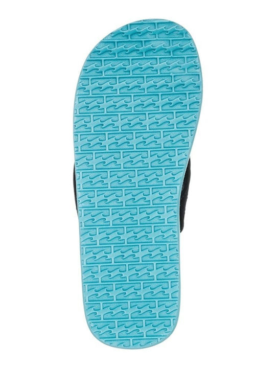 Billabong Kids Flip Flops Blue Eternal Theme