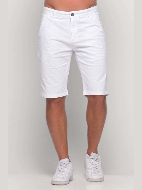 Cotton Green Men's Shorts Chino White