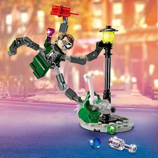 LEGO Spider-Man Motorcycle Chase: Spider-man Vs. Doc Ock pentru 6+