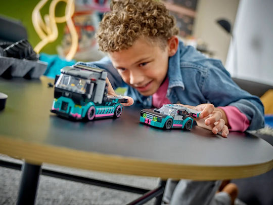 LEGO City Race Car And Car Carrier Truck για 6+ Ετών 328τμχ