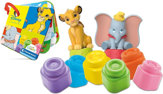 Baby Clementoni Τουβλάκια Simba & Dumbo για 10+ Μηνών 6τμχ