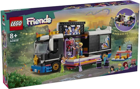 Lego Friends Pop Star Music Tour Bus for 8+ Years