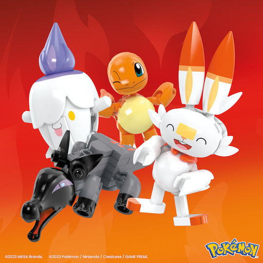Mega Bloks Pokemon Building Blocks For Age 6+ 105 Pieces