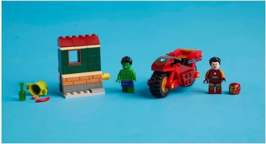 LEGO Marvel Iron Man with Bike and the Hulk για 4+ Ετών 68τμχ