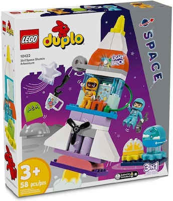 Lego Duplo 3 In 1 Space Shuttle Adventure for 3+ Years