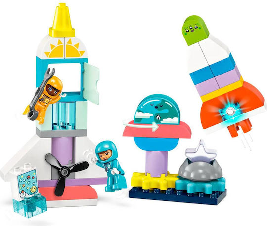 LEGO Duplo 3 In 1 Space Shuttle Adventure for 3+ Years 58 Pieces