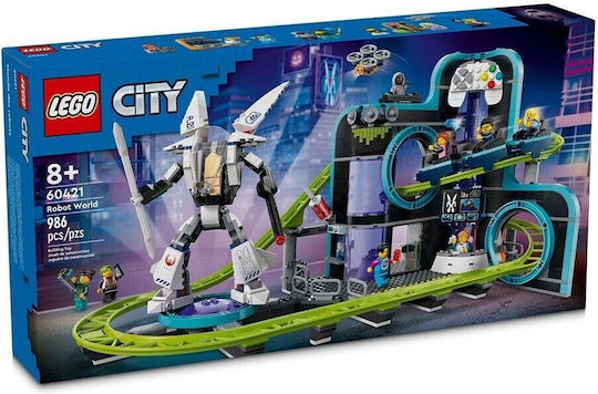 LEGO City Robot World Roller-Coaster Park for 8+ Years 986 Pieces