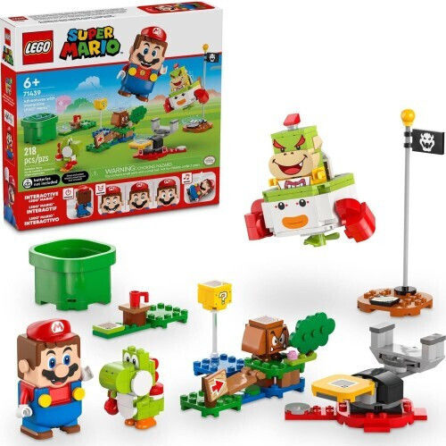 LEGO Super Mario Abenteuer mit Interaktivem Lego Super Mario für 6+ Jahre 218 Stück