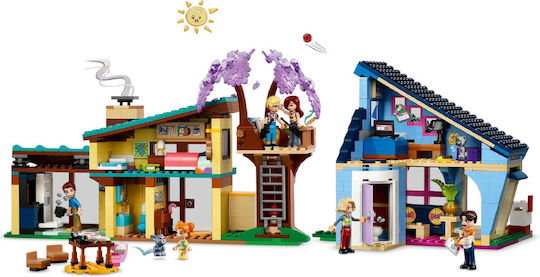 LEGO Friends Olly und Paisleys Familienhäuser für 7+ Jahre 1126 Stück