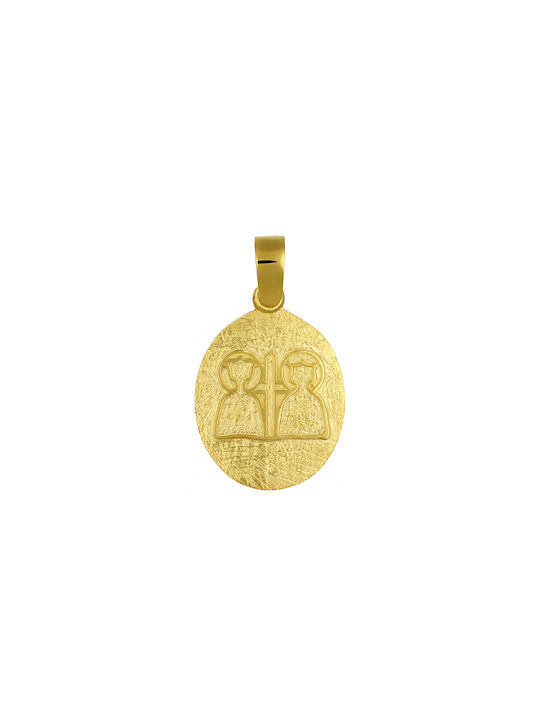 Pendant Kids Talisman Constantine from Gold 9K P-65489