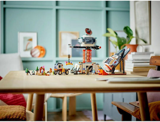 LEGO City Space Base și Rampă de Lansare Rachetă pentru 8+ Ani 1422 Bucăți