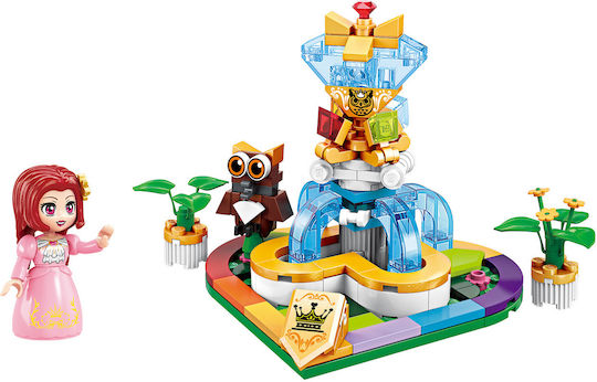 Qman Конструктори Princess Leah Rainbow Fountain за 6+ Години 148 Бройки