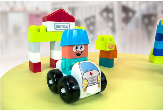 Miniland Miniland Bauklötze Super Blocks Krankenhaus Für 1,5+ Jahre 21 Stück