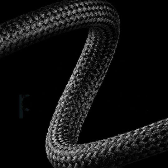 Baseus Flash Series II Braided USB to Lightning / Type-C / micro USB Cable Μαύρο 1.5m (CASS030201)