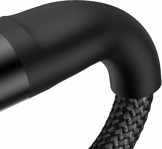 Baseus Flash Series II Braided USB to Lightning / Type-C / micro USB Cable Μαύρο 1.5m (CASS030201)