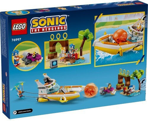 LEGO Sonic The Hedgehog Tails Adventure Boat for 8+ Years 393 Pieces