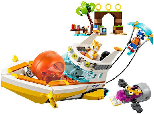 LEGO Sonic The Hedgehog Tails Adventure Boat for 8+ Years 393 Pieces