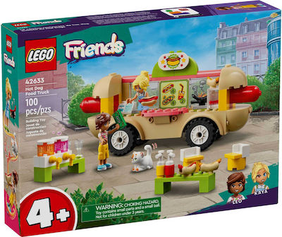 Lego Friends Hot Dog Food Truck for 4+ Years