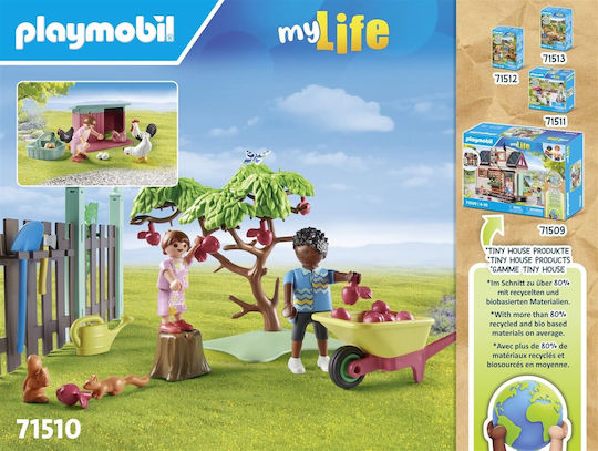 Playmobil MeinLeben Garten Ferienhaus mit Hühnerstall für 4-10 Jahre