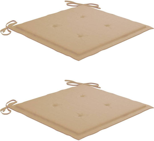 Set Sala De Mese Pentru Spații Exterioare Mici 3 Piese Teak Cu Perne
