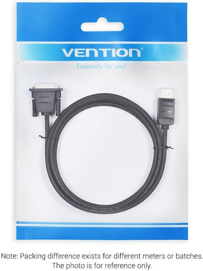 Vention Cablu DVI-D - DisplayPort 2m Negru (HAFBH)