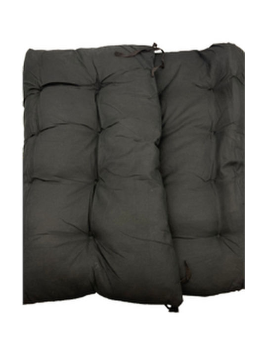 Pernă Pentru Pat De Soare Cu Spătar Negru 62x185cm